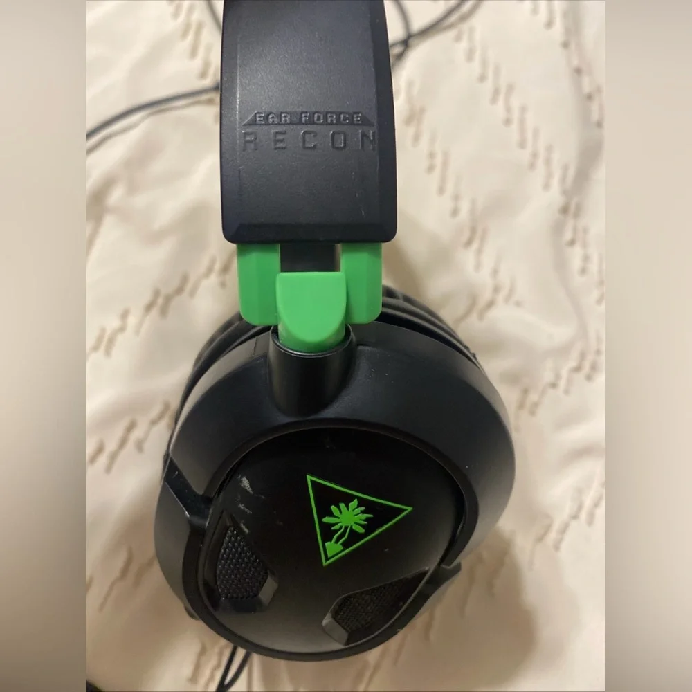 Turtle Beach Black and Green Gaming Headset